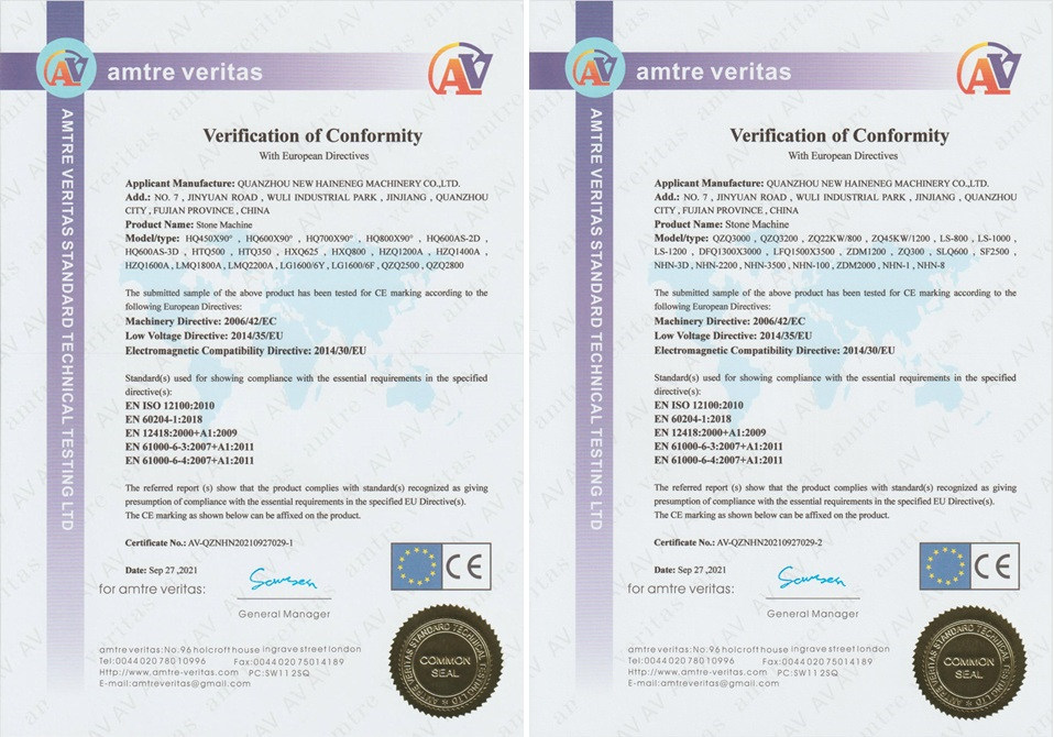 Vérification de la conformité